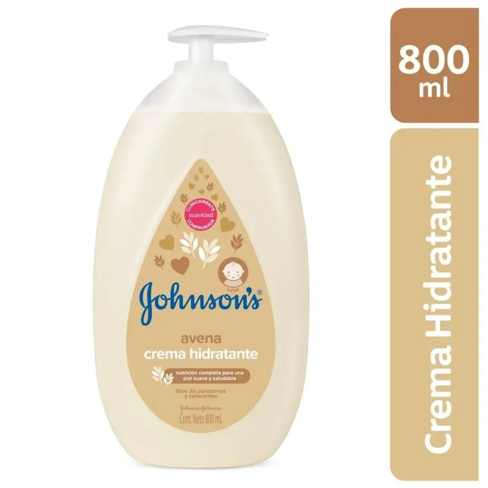 Crema corporal JOHNSON S bebé avena