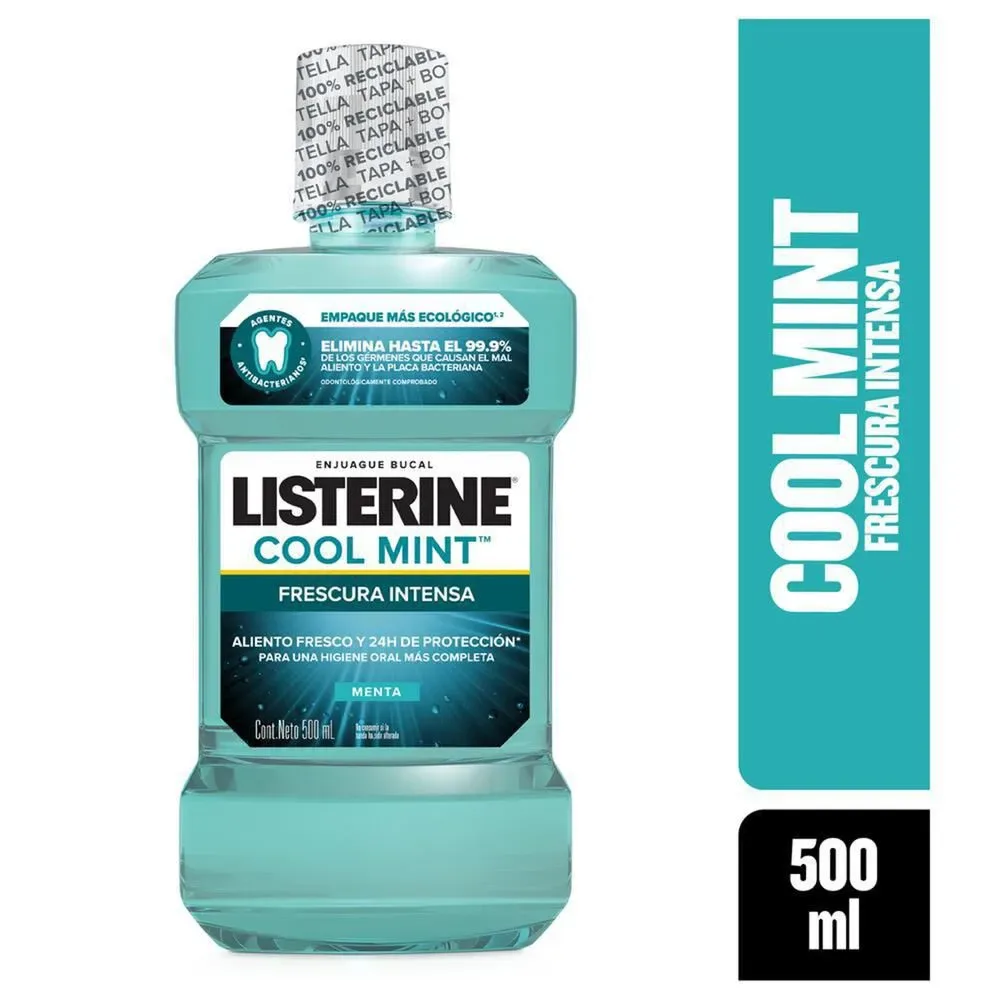 Enjuague bucal LISTERINE coolmint frescura intensa
